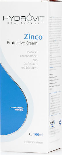Target Pharma Hydrovit Zinco Moisturizing Cream Regeneration for Very Dry & Sensitive Skin 100ml