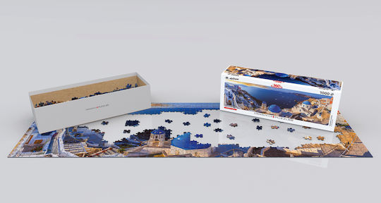 Puzzle Fotografie Panorama Santorini Grecia 360° 2D 1000 Piese