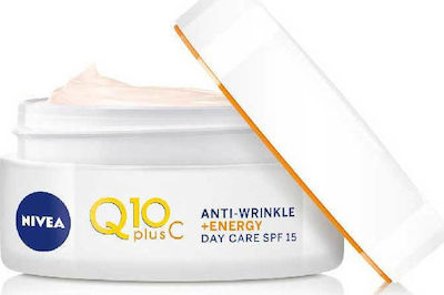 Nivea Q10 Plus C Αnti-aging & Moisturizing Day Cream Suitable for Normal Skin 15SPF 50ml