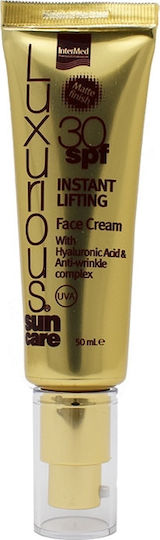 InterMed Luxurious Instant Lifting Αντηλιακή Κρέμα Προσώπου SPF30 50ml