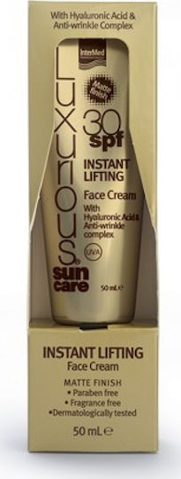 InterMed Luxurious Instant Lifting Αντηλιακή Κρέμα Προσώπου SPF30 50ml