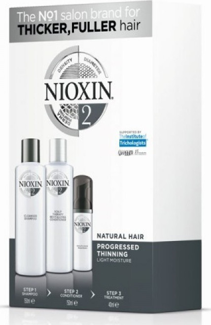 Nioxin Kit 2 Σετ Θεραπείας Μαλλιών με Σαμπουάν 3τμχ | Skroutz.gr