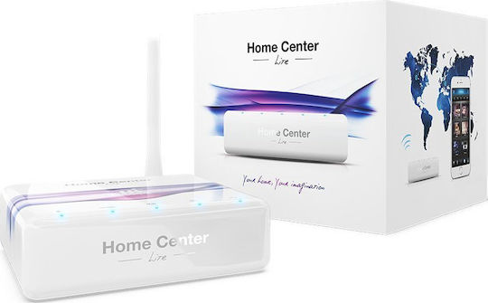 Fibaro Home Center Lite Smart Hub Z-Wave / Wi-Fi Συμβατό με Google Home, Apple HomeKit & Alexa