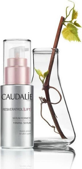 Caudalie Resveratrol Lift Firming Moisturizing and Anti-aging Serum for Face with Peptides and Hyaluronic Acid for Lifting and Firming 30ml