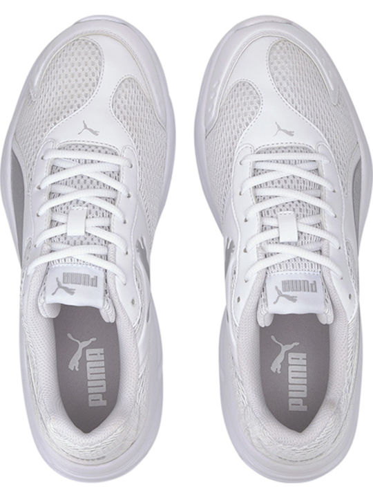 Puma 90s Runner Ανδρικά Sneakers Λευκά