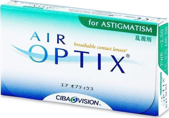 Air Optix for Astigmatism 3 Μηνιαίοι Αστιγματικοί Φακοί Επαφής Σιλικόνης Υδρογέλης