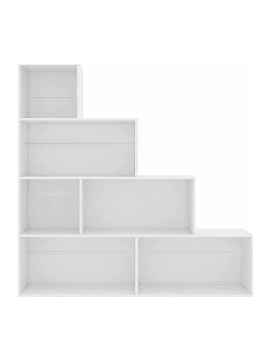 Bibliothek Weiß 155x24x160cm