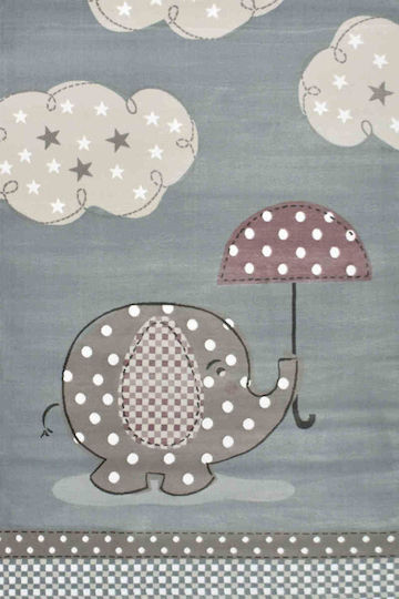 Tzikas Carpets 19424-030 Παιδικό Χαλί Σύννεφα Μπλε 133x190cm