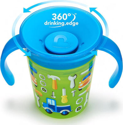 Munchkin Miracle 360° Deco Trainer Cup Green Car 177ml