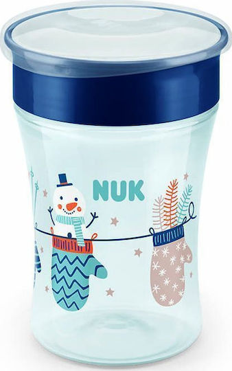 Nuk Παιδικό Ποτηράκι "Magic Cup" από Πλαστικό Μπλε 250ml για 8m+