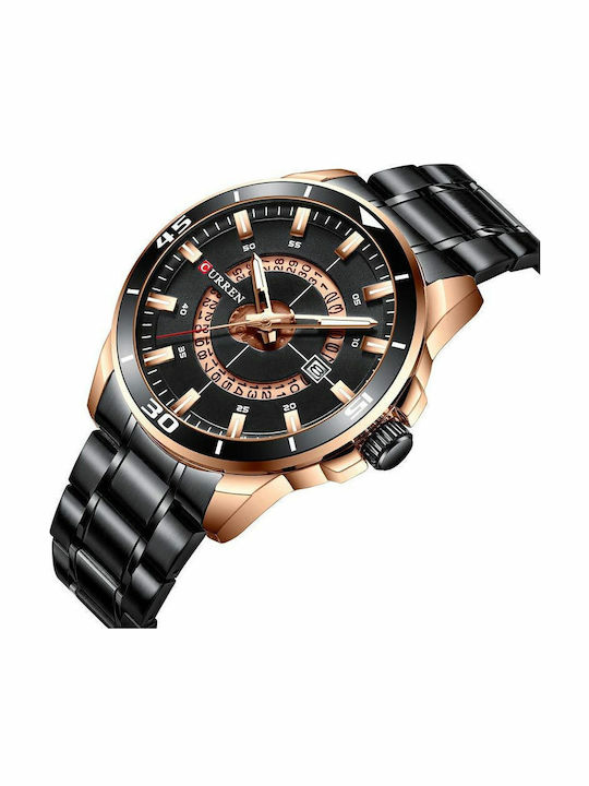 Curren 8359 Ρολόι Μπαταρίας με Μεταλλικό Μπρασελέ