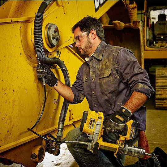 Dewalt Ηλεκτρικό Πιστόλι Γράσου Μπαταρίας Λιθίου 20V 1x4Ah με Θήκη