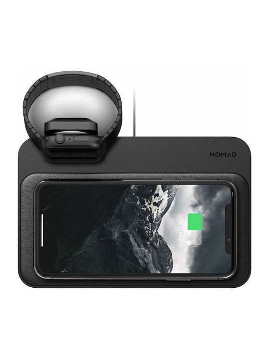 Nomad Base Station Wireless Charger Μαύρο (Apple Watch/iPhone)