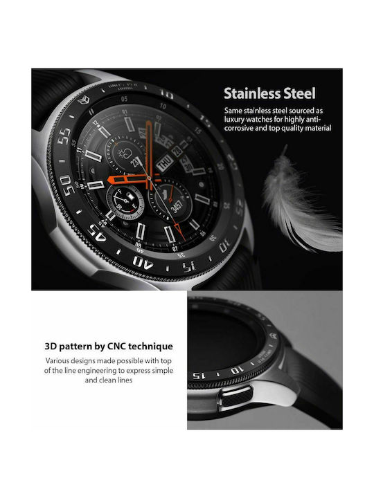 Ringke Bezel Ring with Digits Μαύρο (Galaxy Watch (46mm) / Gear S3)