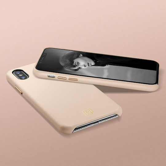 Spigen La Manon Calin Back Cover Δερματίνης Ροζ (iPhone XS Max)