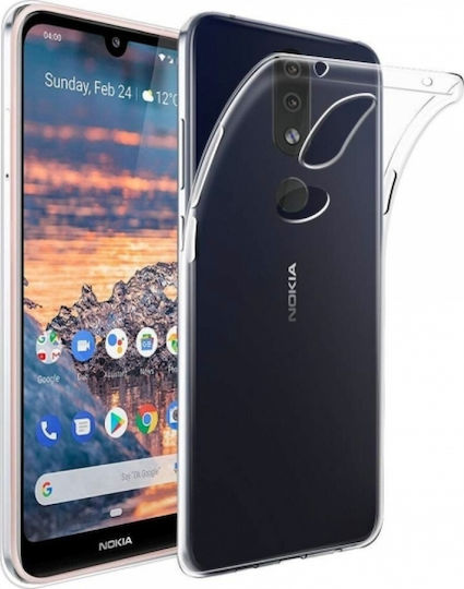 Umschlag Rückseite Silikon Transparent (Nokia 4.2)