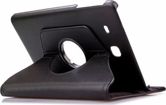 Rotating Flip Cover Περιστρεφόμενη Μαύρη (Galaxy Tab E 9.6)