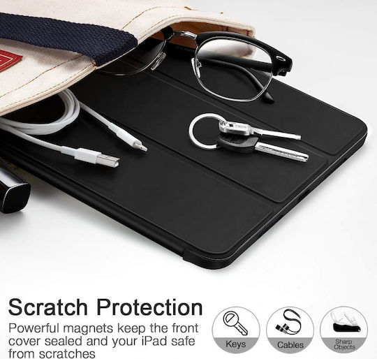 ESR Rebound Pencil Flip Cover Schwarz für iPad 2019/2020/2021 10.2''