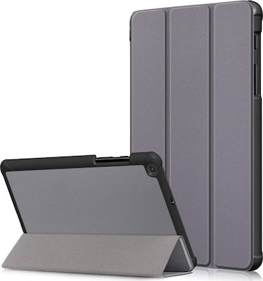Magnetic 3-fold Flip Cover Synthetic Leather Gray (Galaxy Tab A 10.1 2019)