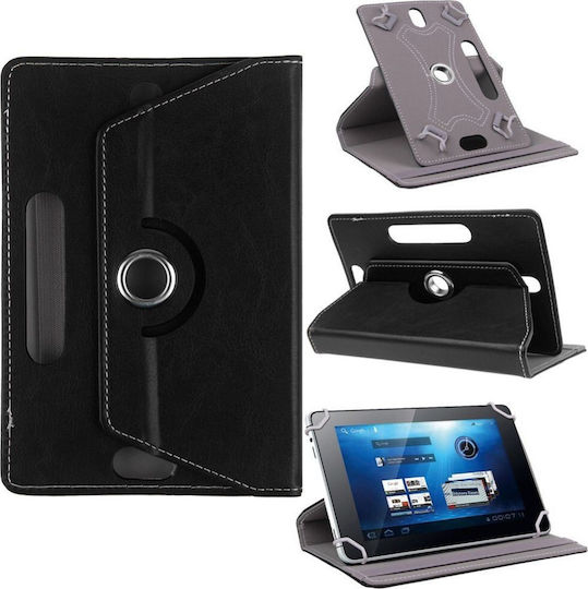 Rotating Flip Cover Black Universal 10"