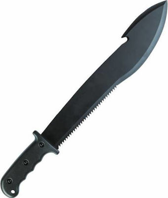 Mil-Tec Ηunting Machete Black with Blade made of Stainless Steel in Sheath