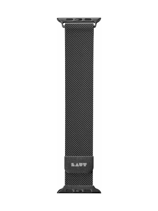 Laut Steel Loop Armband Rostfreier Stahl Black (Apple (Apple Watch 44/45/46mm/Ultra 49mm) LAUT_AWL_ST_BK