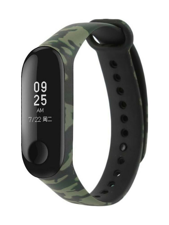 Λουράκι Σιλικόνης Army Green (Mi Band 3/4)