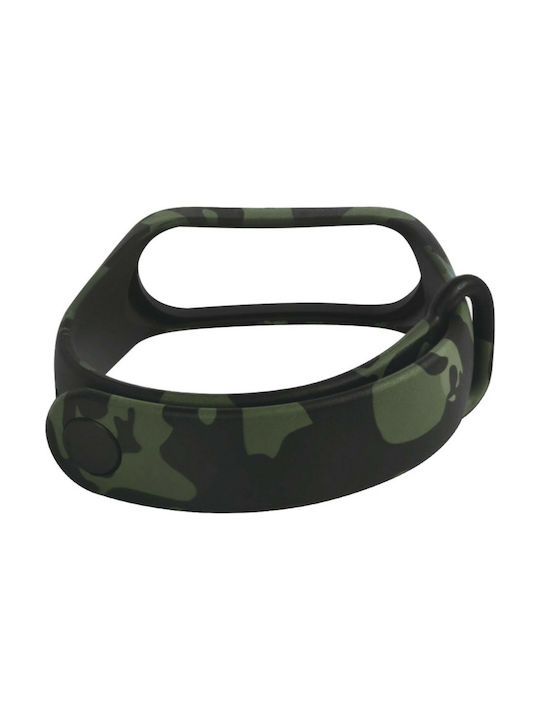 Λουράκι Σιλικόνης Army Green (Mi Band 3/4)