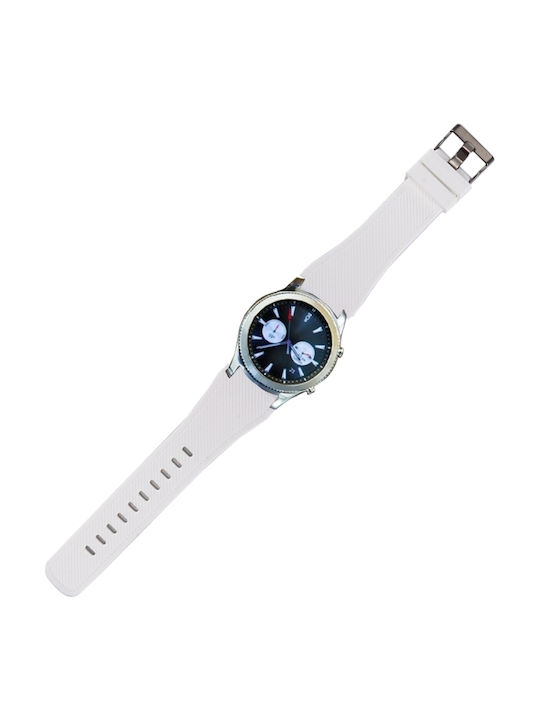 Armband Silikon Weiß (Galaxy Watch (46mm) / Gear S3)