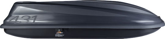 Cam Sport 431 Μπαγκαζιέρα Οροφής Αυτοκινήτου 430lt Γκρι