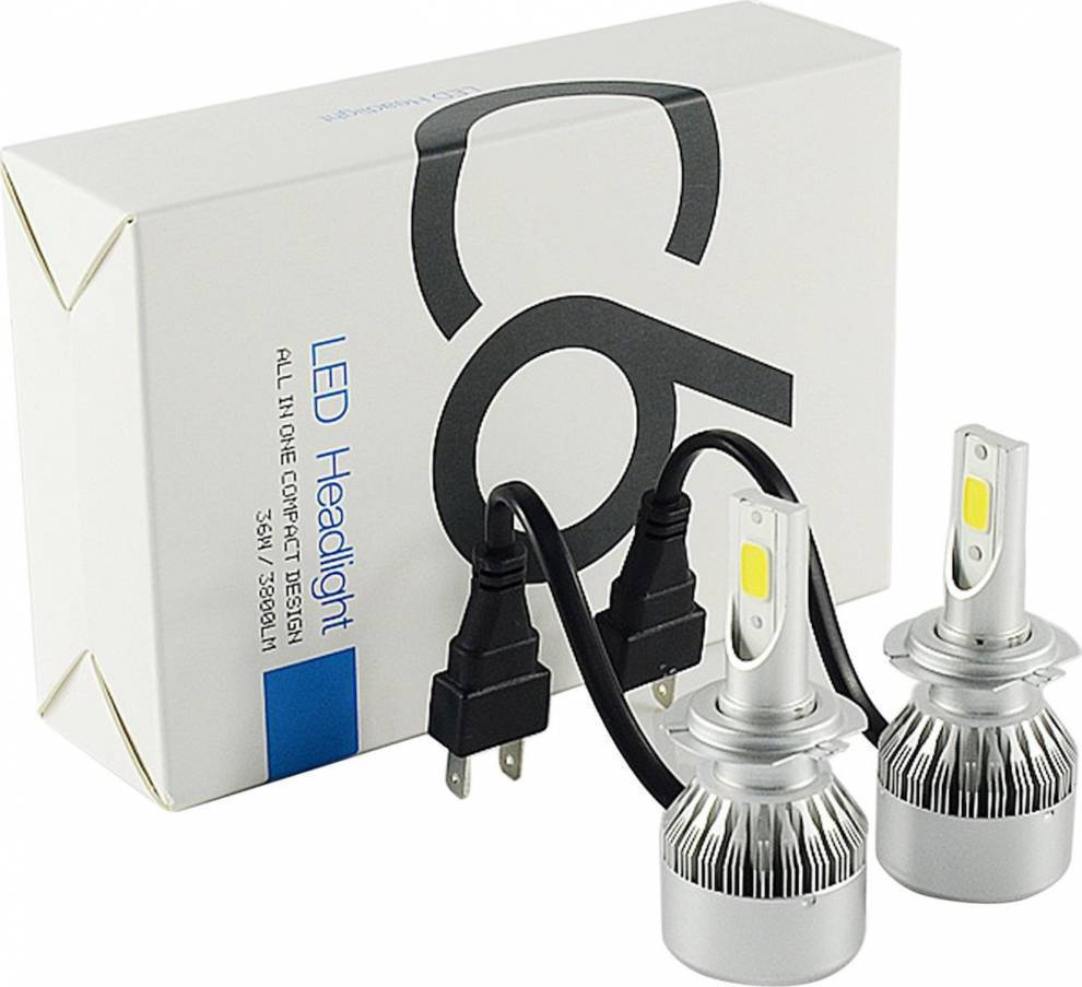 H7 CREE Led Headlights C6 8000K 930V 2τμχ Skroutz.gr