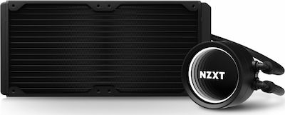 NZXT Kraken X63 Υδρόψυξη Επεξεργαστή Διπλού Ανεμιστήρα 140mm για Socket AM4/1200/115x με RGB Φωτισμό