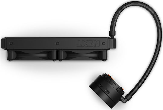NZXT Kraken X53 Υδρόψυξη Επεξεργαστή Διπλού Ανεμιστήρα 120mm για Socket AM4/1200/115x με RGB Φωτισμό