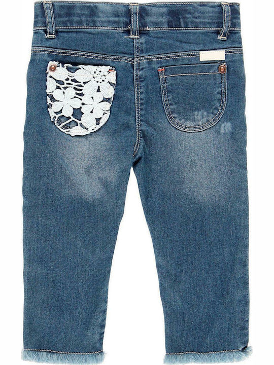 Boboli Girls Denim Trouser Blue