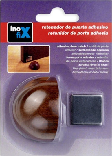 Door Stopper Magnetic Wooden Καρυδί 1pcs