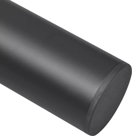 vidaXL Metallic Furniture Leg 2 Pieces Suitable for Table / Coffee Table / Office 6x6x110cm Black