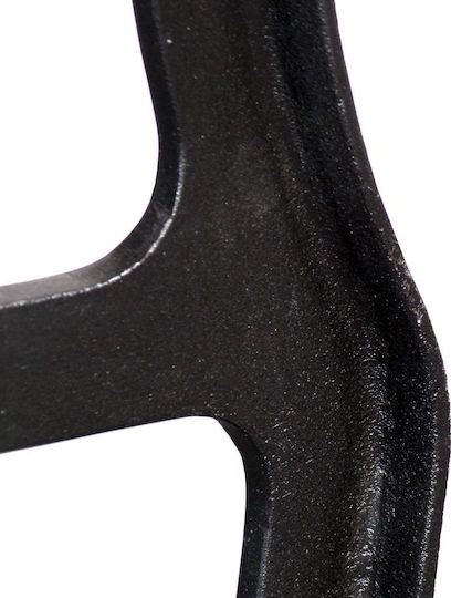 vidaXL Table Stand made of Cast Iron in Black Color 25x25x41cm 2pcs
