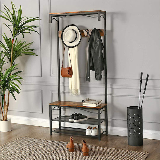 Mobilier de Intrare cu Cuier & Dulap pentru Pantofi 80x32x178.5buc