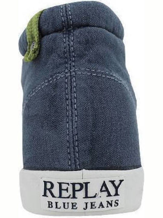 Klintum Navy Blue Men's Boots