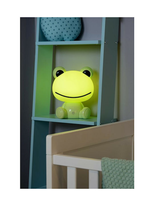 Lucide Lightning LED Kinder Dekorative Lampe Berührung Dodo Frog Grün 19x16x30εκ.