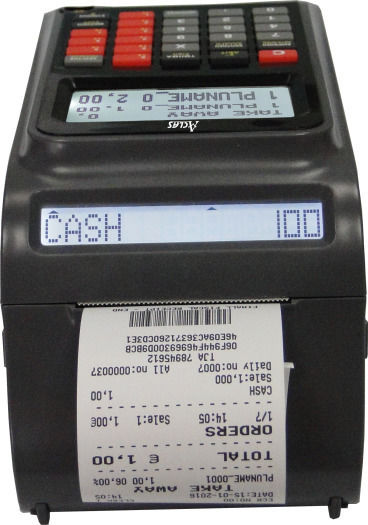 DataTec DTec-150 Cash Register with Battery in Black Color