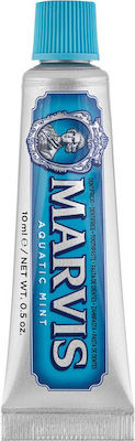 Marvis Toothpaste for Ulitis , Plaque & Cavities Aquatic Mint 10ml