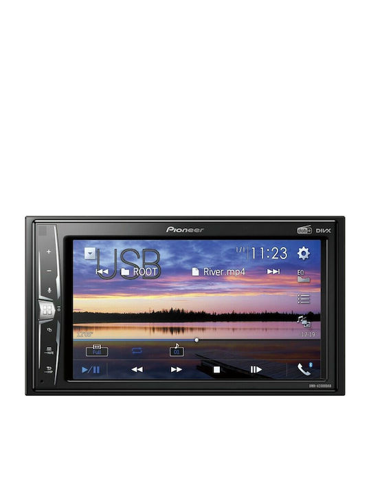 Pioneer Автомобилна Аудио Система 2 DIN (Bluetooth/USB/AUX) с Touch Screen 6.2"
