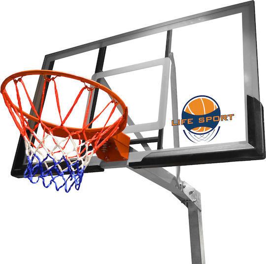 Life Sport S-G6 Μπασκέτα με Βάση και Ρυθμιζόμενο Ύψος 260-305εκ.