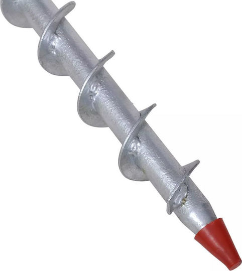 vidaXL Umbrella Base Screwed Metal 25-55mm Silver