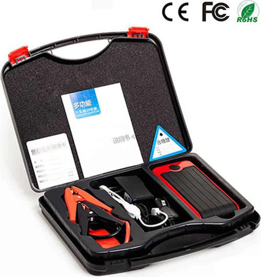 Andowl Pingan T6 Jump Starter Portable Car Battery Jump Starter 12000mAh with Power Bank / Φακό / USB 12V 12000mAh