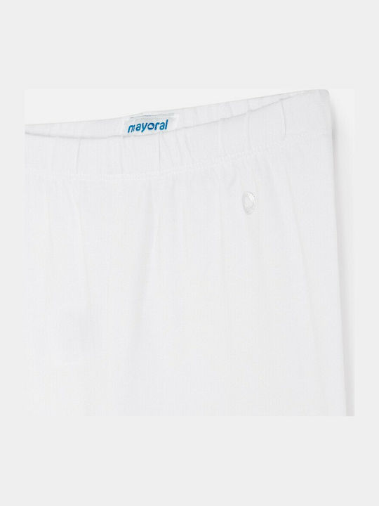 Mayoral Kids Legging Short White