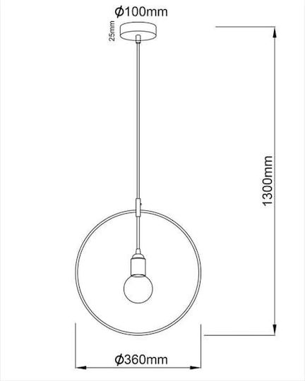 Aca Twiggy Κρεμαστό Φωτιστικό 120x120εκ. Aca Twiggy Κρεμαστό Φωτιστικό 120x120εκ.