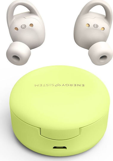 Energy Sistem Sport 6 In-Ear Bluetooth-Freisprecheinrichtung Kopfhörer mit Schweißresistenz und Ladeetui Gelb