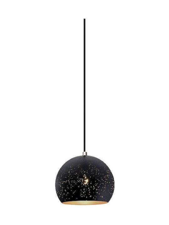 Viokef Galaxy Adjustable Pendant Light Black with Socket E27 15cm